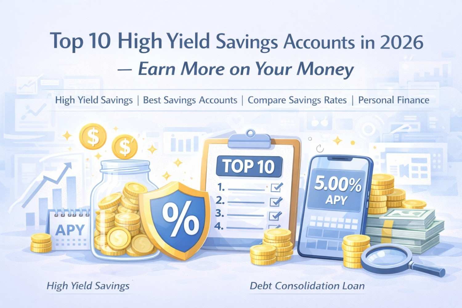 Top 10 High Yield Savings Accounts in 2026 – Earn More on Your Money